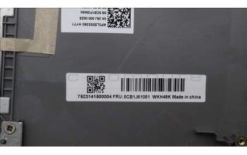 Lenovo 5CB1J61051 COVER UpperCaseASM_EUROENG C82VF NFP CG