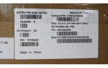 Lenovo 5CB1J63763 COVER UpperCaseASM_FRA C82VF NFP CG