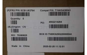 Lenovo 5CB1J63764 COVER UpperCaseASM_GER C82VF NFP CG