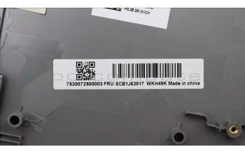 Lenovo 5CB1J63817 COVER UpperCaseASM_CZE/SLK C82VF FP CG