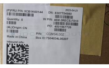 Lenovo 5CB1K60144 COVER Upper Case ASM_ITA W 82XY AG