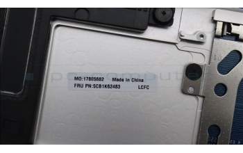 Lenovo 5CB1K62483 COVER Upper Case ASM_SWS L83B1 OAT