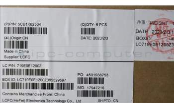 Lenovo 5CB1K62564 COVER Upper Case ASM_GER L83AY SG