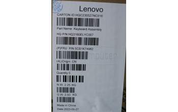 Lenovo 5CB1K74962 COVER Upper Case ASM_BUL_H 82WV NFPSTGY
