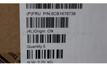 Lenovo 5CB1K76738 COVER Upper Case ASM_ITA_H 82WV NFPSTGY