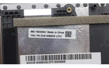 Lenovo 5CB1K80629 COVER Upper Case ASM_NORDIC L82XA FPAGBL