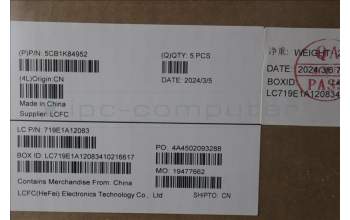 Lenovo 5CB1K84952 COVER Upper Case ASM_UKE L82XA NFPAB