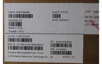 Lenovo 5CB1K84968 COVER Upper Case ASM_HBW L82XA NFPAB