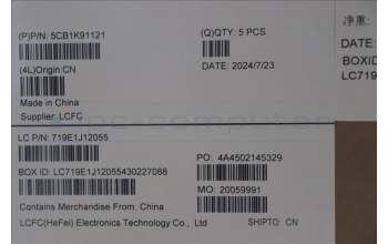 Lenovo 5CB1K91121 COVER Upper Case ASM_HUN L82XB AB BL