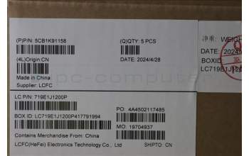 Lenovo 5CB1K91158 COVER Upper Case ASM_NORDIC L82XB AB NBL