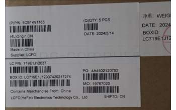 Lenovo 5CB1K91165 COVER Upper Case ASM_BUL L82XB AB NBL