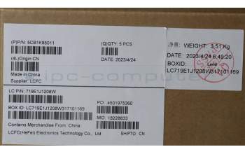 Lenovo 5CB1K95011 COVER Upper Case ASM_FRA L82XB AGFP BL