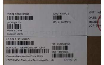 Lenovo 5CB1K96363 COVER Upper Case ASM_EUROENGL82XMABFPNBL