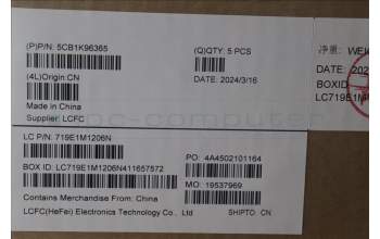 Lenovo 5CB1K96365 COVER Upper Case ASM_BUL L82XM ABFP NBL