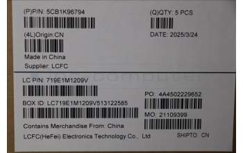 Lenovo 5CB1K96794 COVER Upper Case ASM_GRE L82XM AG BL