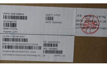 Lenovo 5CB1K96818 COVER Upper Case ASM_SPA L82XM AG NBL