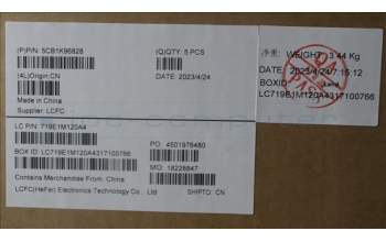 Lenovo 5CB1K96828 COVER Upper Case ASM_GER L82XM AG NBL