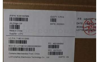 Lenovo 5CB1K97889 COVER Upper Case ASM_UKE L82XL NFP ABNBL