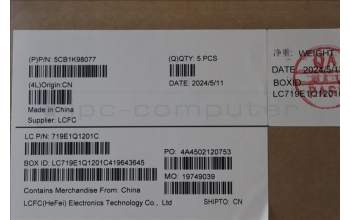 Lenovo 5CB1K98077 COVER Upper Case ASM_ARA L82YT NFP BK