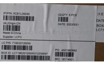 Lenovo 5CB1L09245 COVER Upper Case ASM_BUL L82YU BK