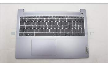 Lenovo 5CB1L14834 C-Cover with keyboard,Belgian,Arctic Grey,Non_Backlight,FingerPrint