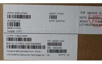 Lenovo 5CB1L27524 COVER Upper Case ASM_SPA L82XQ AG BL