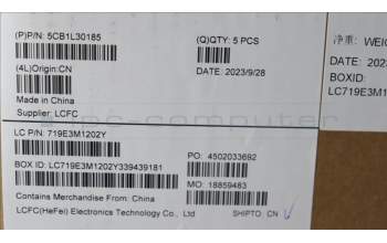 Lenovo 5CB1L30185 COVER Upper Case ASM_FRA L82XN NFP AB BL