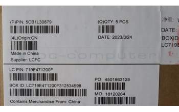 Lenovo 5CB1L30879 COVER Upper Case ASM_SPA L82WK ONGY RGB