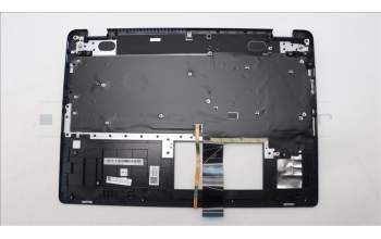 Lenovo 5CB1L31824 C-Cover with keyboard, Nordic, Arctic Grey, UK