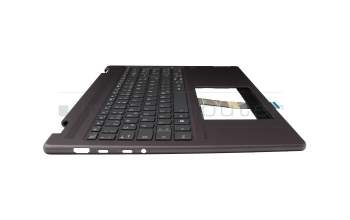 5CB1L31845 original Lenovo clavier incl. topcase DE (allemand) gris/gris avec rétro-éclairage