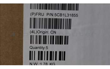 Lenovo 5CB1L31855 COVER Upper Case ASM_TUR H 82YN FP STGY