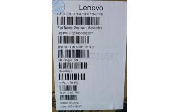 Lenovo 5CB1L31862 COVER Upper Case ASM_BEL H 82YN FP STGY