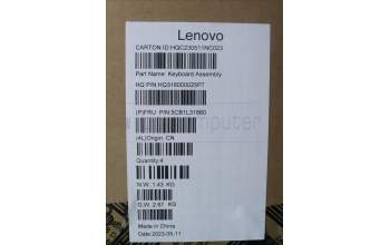 Lenovo 5CB1L31880 COVER Upper Case ASM_POR H 82YN NFP STGY