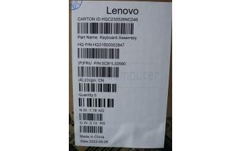 Lenovo 5CB1L32690 COVER Upper Case ASM_FRA H 82YN FP ARGY