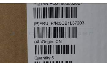 Lenovo 5CB1L37203 COVER Upper Case ASM_ITA H 82YN NFP ARGY