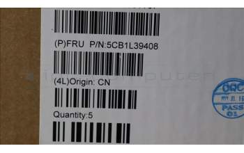 Lenovo 5CB1L39408 COVER Upper Case ASM_GER H 82Y7 STGYPS