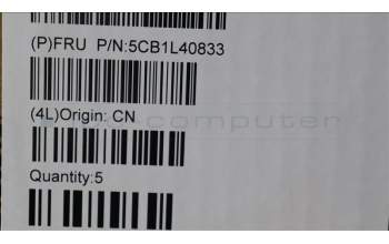Lenovo 5CB1L40833 COVER Upper Case ASM_SWS H 82YL NFP STGY