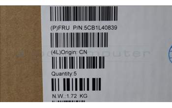 Lenovo 5CB1L40839 COVER Upper Case ASM_ENG H 82YL NFP STGY