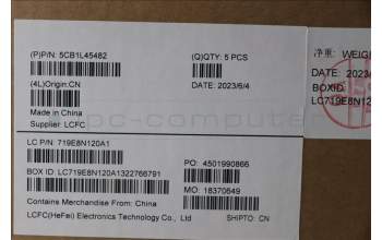 Lenovo 5CB1L45482 COVER Upper Case ASM_UKE L82X7 AB NBL