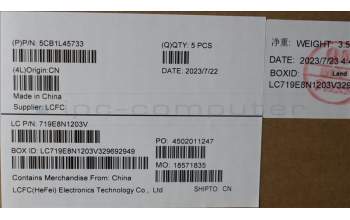 Lenovo 5CB1L45733 COVER Upper Case ASM_POR L82X7 AG BL