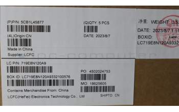 Lenovo 5CB1L45877 COVER Upper Case ASM_EURO ENGL82X7AGFPBL