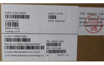 Lenovo 5CB1L45878 COVER Upper Case ASM_FRA L82X7 AGFP BL