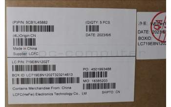 Lenovo 5CB1L45882 COVER Upper Case ASM_GRE L82X7 AGFP BL