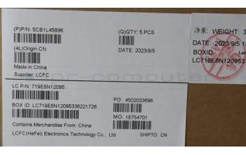 Lenovo 5CB1L45896 COVER Upper Case ASM_SWS L82X7 AGFP BL