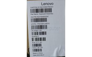 Lenovo 5CB1L48315 COVER Upper Case ASM_UKR H 82YM NFP STGY