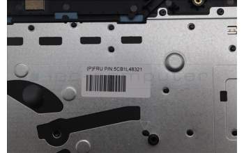 Lenovo 5CB1L48321 C-Abdeckung mit Tastatur, Italienisch, Aquamarinblau, Ohne_Fingerabdruckscanner