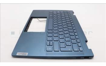 Lenovo 5CB1L48341 C-Abdeckung mit Tastatur, Bulgarisch, aquamarinblau, Ohne Fingerabdruck, GB