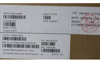 Lenovo 5CB1L49530 COVER Upper Case ASM_ENG L83BU SG