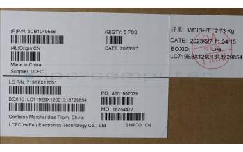 Lenovo 5CB1L49556 COVER Upper Case ASM_USA ENG L83BU SG