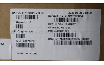 Lenovo 5CB1L49806 COVER Upper Case ASM_SWS C 82XV BL